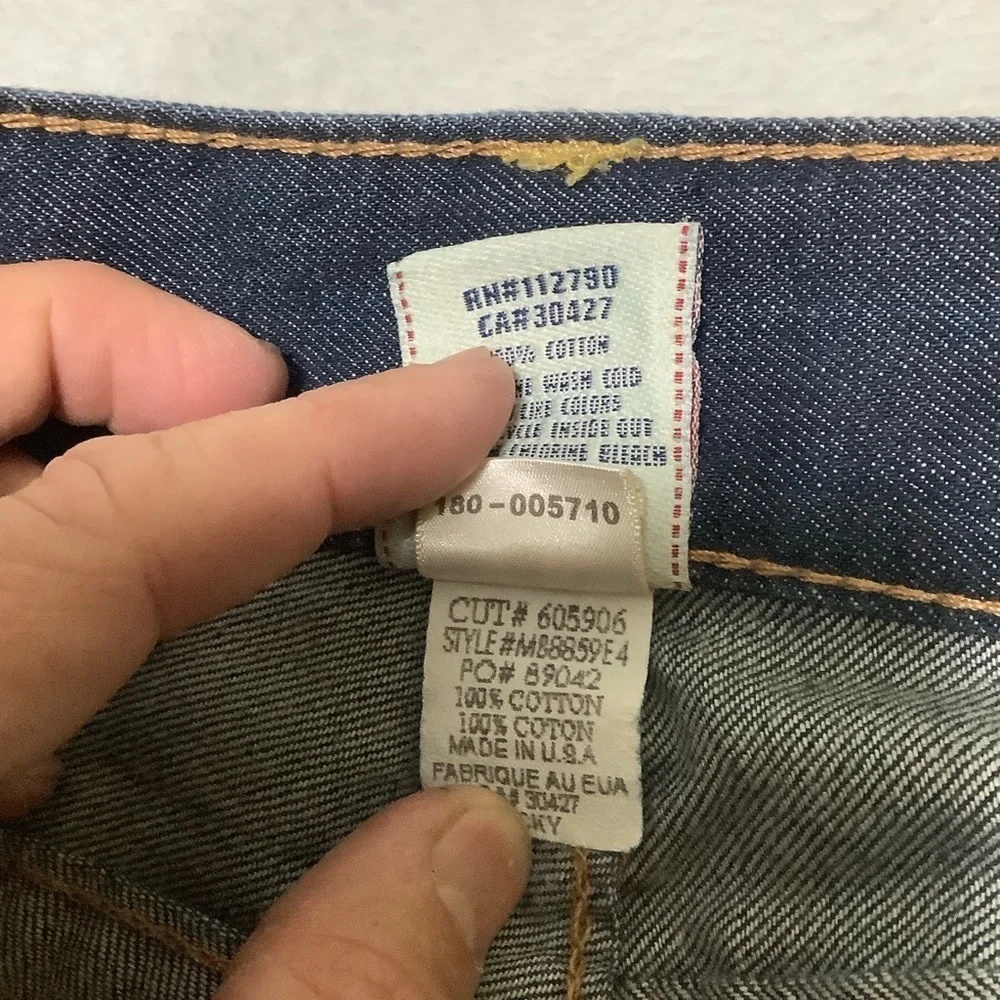 True Religion Men’s Ricky Straight Jeans Dark Wash Size 32 x 34